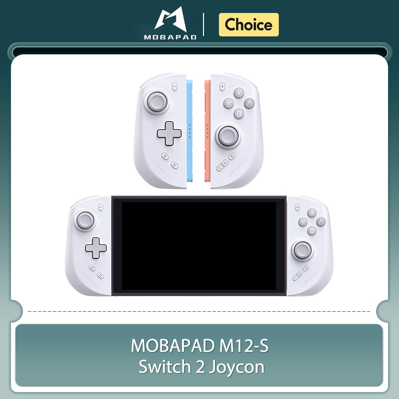 Gaming Console Buttons - MOBAPAD M12 S Joyconゲームコントローラー（ニンテンドースイッチ2用）、TMRスティック、メカニカルボタン搭載ジョイパッド（スイッチ2本体用）