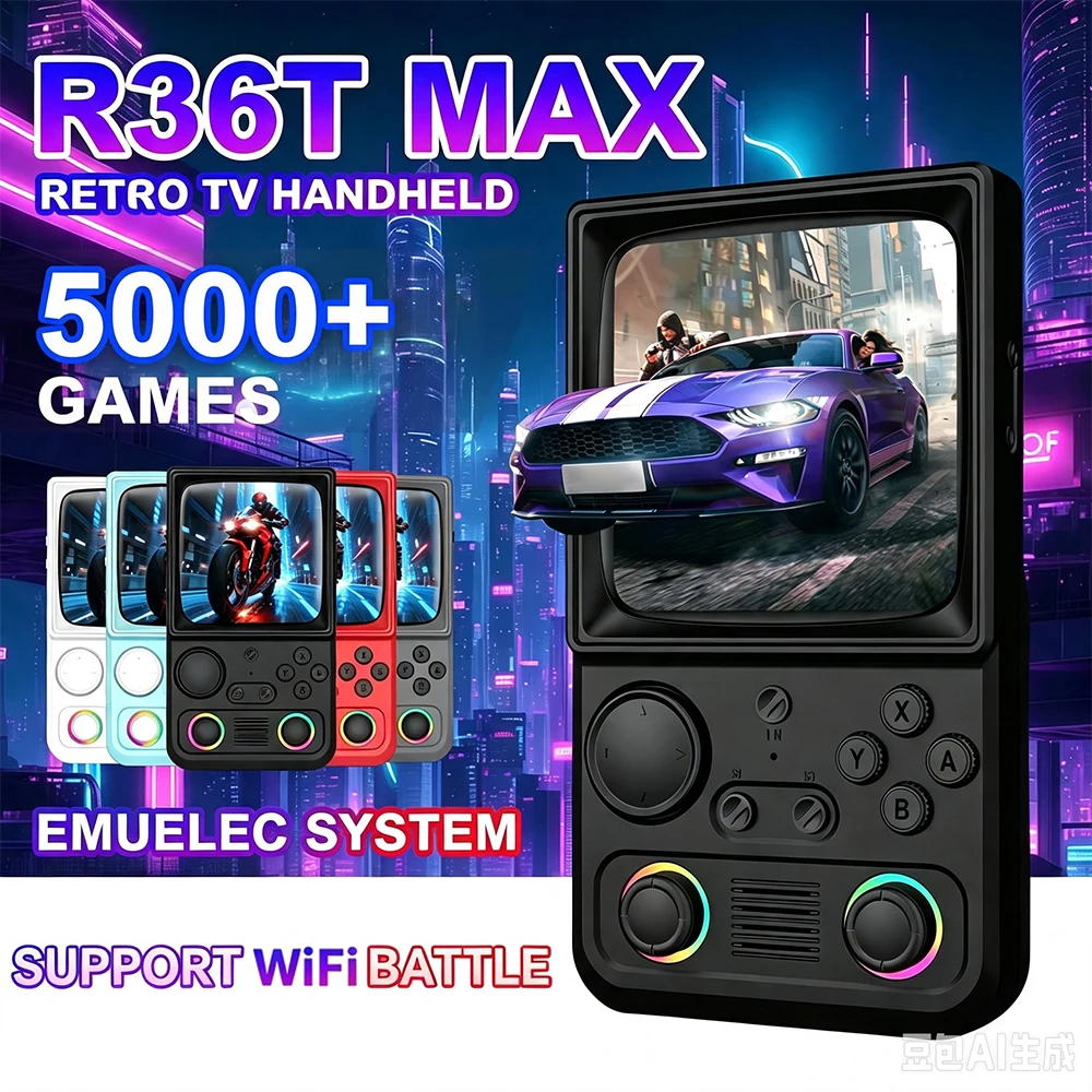 Gaming Console Under 5000 - AiSLPC R40 ハンドヘルドゲーム機 EmuEMECシステム WiFi対応 4.0インチIPSスクリーン