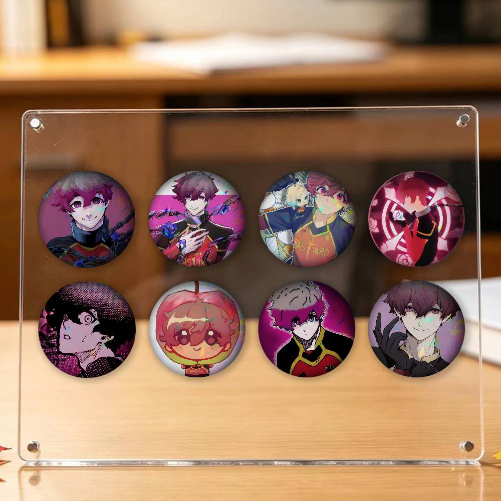アニメキャラクターアレクシスネスラウンド新しいブローチソフト - Gaming Console Buttons のレビューと価格
