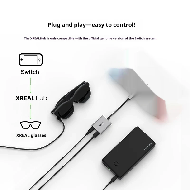 XREAL Hub USB-Cアダプター：ARグラス、携帯型 - Gaming Console Rog Ally のレビューと価格