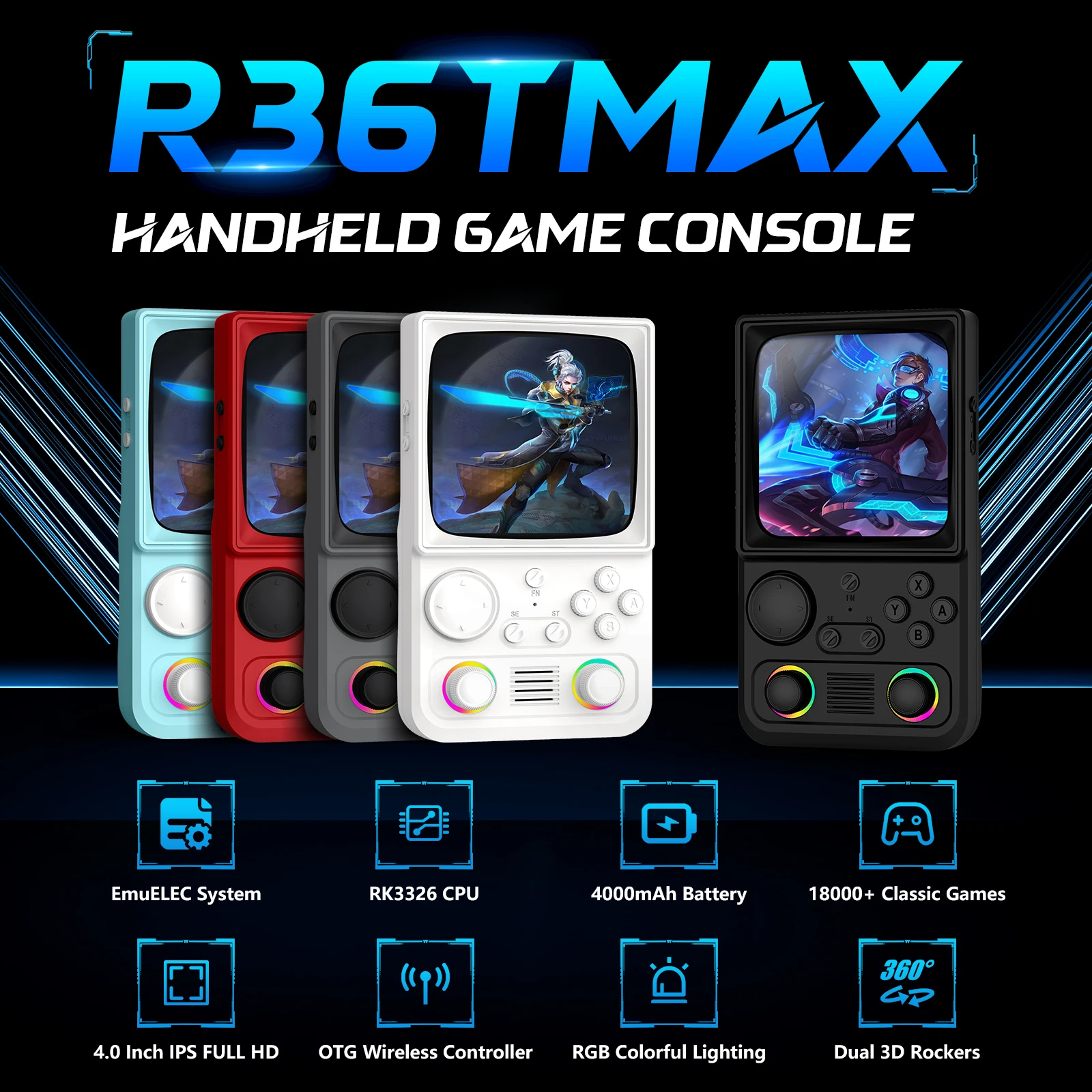 AiSLPC R40 ハンドヘルドゲーム機 EmuEMECシ - Gaming Console Under 5000 のレビューと価格