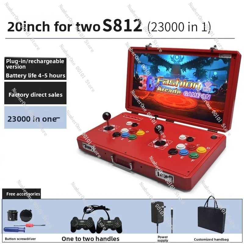 ポータブルレトロアーケードゲーム機、デュアルジョイスティック - Gaming Console In Tv のレビューと価格